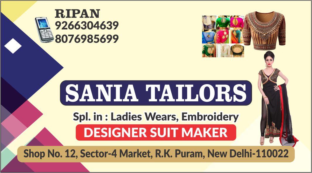 SANIA TAILORS (Boutique Shop in RK Puram))